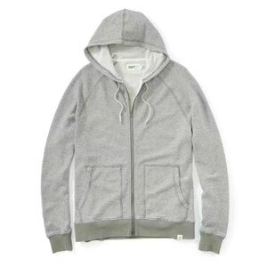 Wellen  Men's Light Gray/Green  Zip-Up Sweater Size: Medium